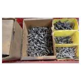 Rivet gun & rivets & marrettes various sizes