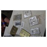 Electrical face plates various sizes & colours,