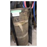 Black rubber mat