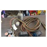 Welding torch & 2 welding masks and guages