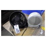1-electric fan & 1 heater