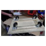 Rolling dolly 30'x21' on casters