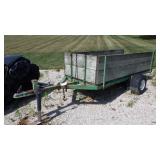 2 wheeled utility trailer 39'Wx90'L