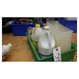 Ammonia- 2 part bottles & plastic organizer trays