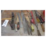 chisels, rasps, files