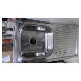 SS utility sink Never used ( some dents & scratchs