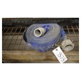 3' blue filler hose w/quick coupler on both ends
