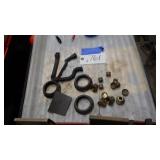 caps, brass fittings