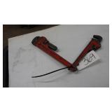 Pipe wrenches 10' & 14'
