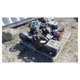 Used misc pump parts on skid
