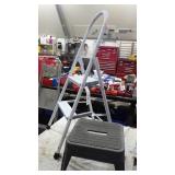 2 step folding step ladder & Cosco step stool