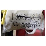 2' Banjo valveballs, hose clamps various size