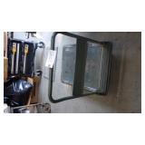 rolling cart w/fold down handle