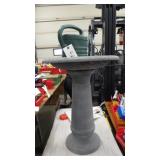 Plastic bird bath & watering can plastic