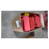 Plastic storage bins various sizes