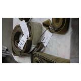 5- Misc size tie down straps sizes as marked