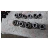 11- 3/4' Deep Sockets from 15/16'-2'
