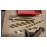 7- 3/4- 10X36 threaded rod, Antique pulley