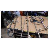 SS sprayer booms, 2 w/valves appr 3', 2 1/2', 2'