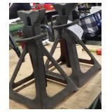 2- 6 ton Jack stands appr 24'