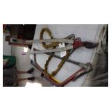 Safety strap, Bucksaw appr 32', 4' garden pruner