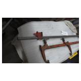 2 pipe bar clamps appr 40'