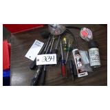Screwdrivers Various, Battery tester,