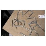 3 1/4' square bolts appr 50