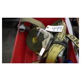 2- Ratchet strap 3300 lb capacity  1 is NEW