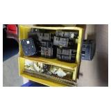 Electrical breakers various sizes, &