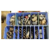 Large motor mounting brackets, nipples