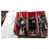 Regulators, hyd hose brackets