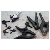 Spring clamps  various sizes
