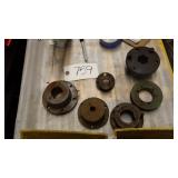 Various bushings, pulleys & cylinder pins