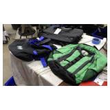suitcase, backpack, small pet carrier