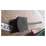 wooden mallet, scotts hand seeder