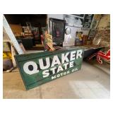 Quaker State Self Framed Motor Oil Sign 