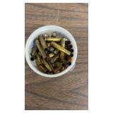 22 Hornet Brass approximately 55 pieces