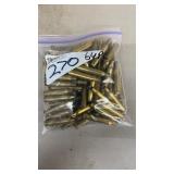 270 Win Brass approximately 64 pieces