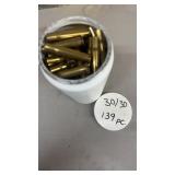 30-30 Win brass approximately 139 pieces