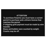 ATTENTION! READ BEFORE BIDDING