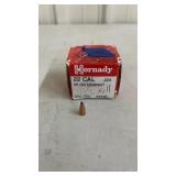 100 22cal 45gr Hornaday bullets