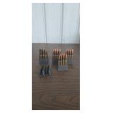 30-06 in M1 8 round clips 31 rounds and 2 loose