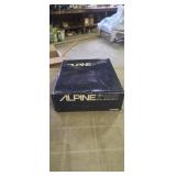 Vintage alpine car stereo and gm radio