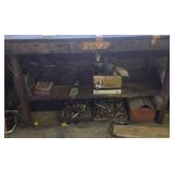 Contents of lower bench