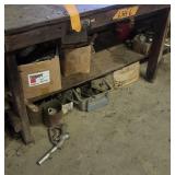 Contents of lower bench