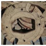 Two International wheel weights