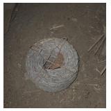 One spool of barbed wire