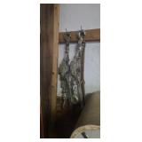 Come alongs, disc grease guns, refrigerator and