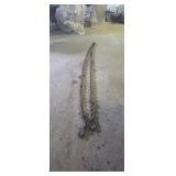 Log chain 1/2 in 20 ft both hooks has one repair